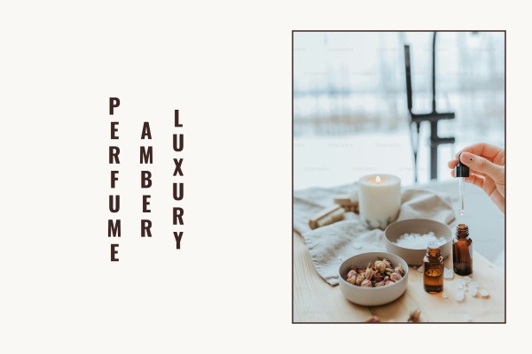 luxury amber perfume